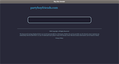 Desktop Screenshot of partyboyfriends.com